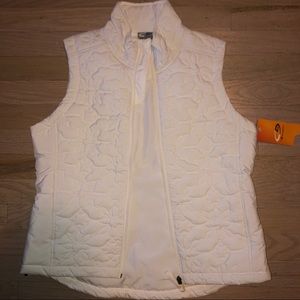 NWT champion white snow vest puffer